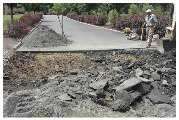 Longford Before, During & After Driveways Construction