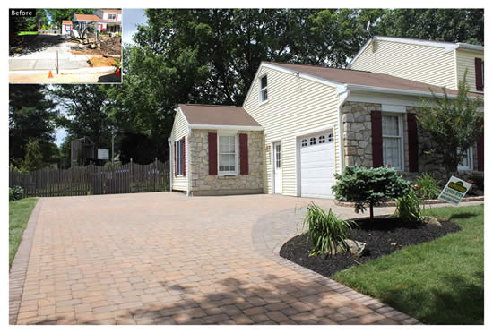 Longford Before During and After Hardscapes