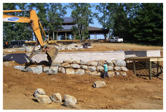 Longford Before, During & After Water Features Construction