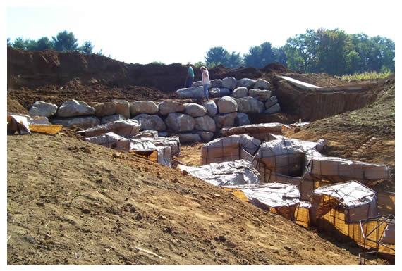 Longford Before, During & After Water Features Construction